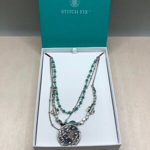Romolo Stitch Fix  London Layered Coin Necklace GIFTABLE.